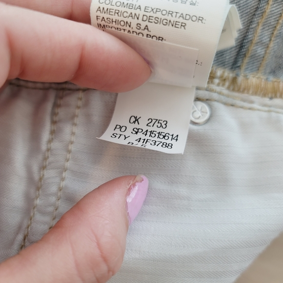 Calvin Klein Jeans Slim Fit Denim Jeans Size 38x32 - Picture 6 of 14